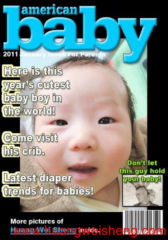 DuoDuo On American Baby Magazine Cover / 多多在美国宝宝杂志封面